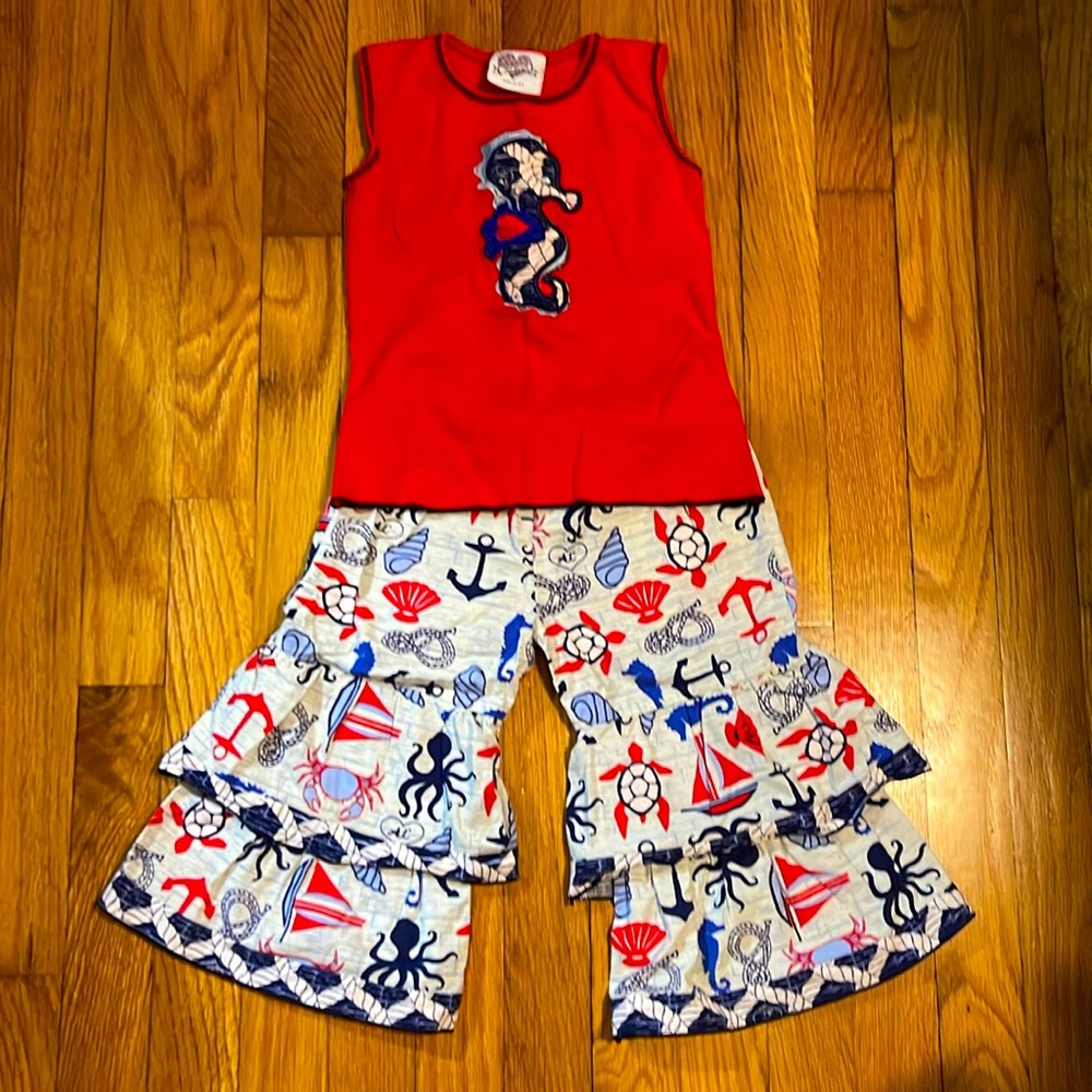 Ann Loren Sea Outfit 4/5T